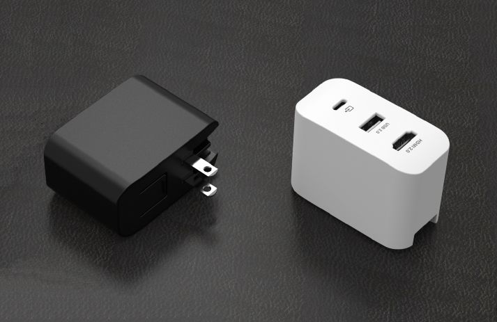 AC 電源付き 3 and 6 Port ドッキングステーション